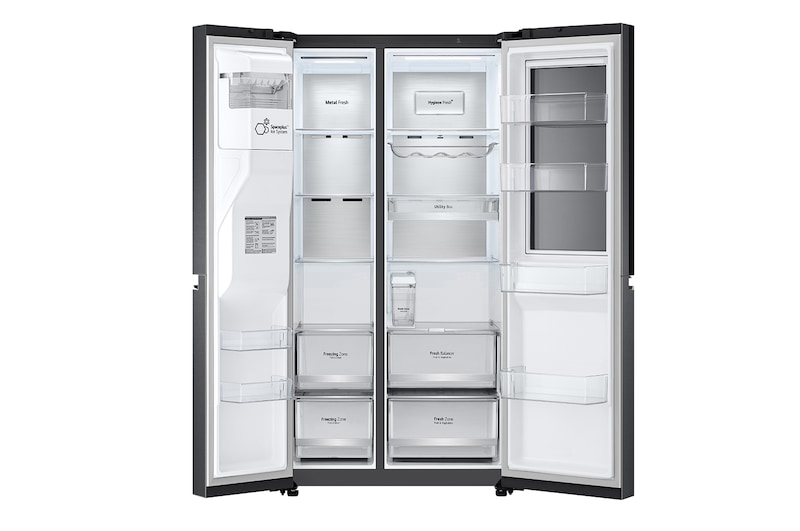 LG Refrigeradora Side by Side 617L InstaView™ con ThinQ, LS66SXT