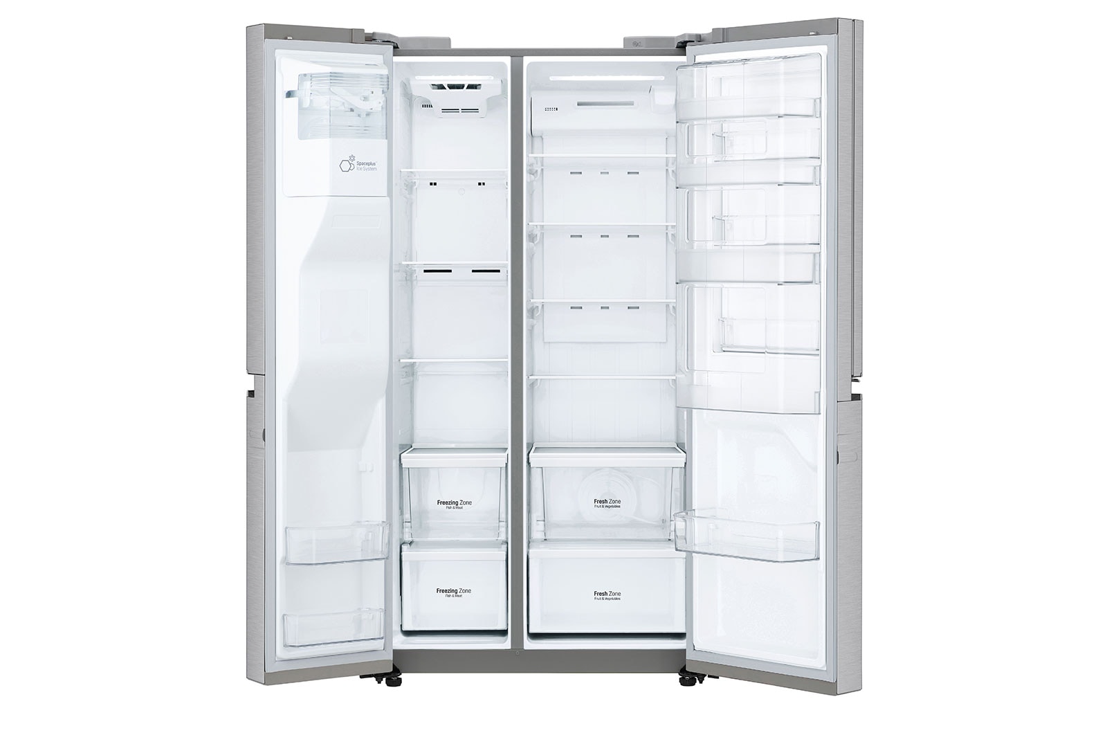LG Refrigeradora Side by Side 689L, Door-in-Door con Mútiple Flujo de aire y conectividad Wi-Fi, LS74SDN