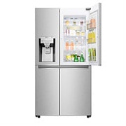 LG Refrigeradora Side by Side 689L, Door-in-Door con Mútiple Flujo de aire y conectividad Wi-Fi, LS74SDN