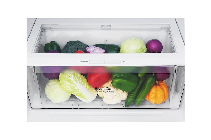 LG Refrigeradora Top Freezer 396L, con DoorCooling, HygieneFresh+ y conectividad Wi-Fi, negra, LT41AGD