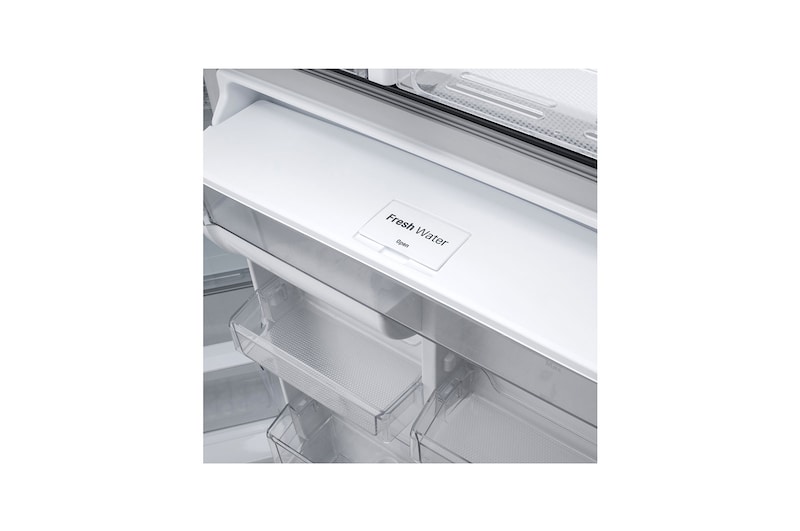 LG Refrigeradora Top Freezer 396L, con DoorCooling, HygieneFresh+ y conectividad Wi-Fi, negra, LT41AGD