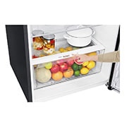 LG Refrigeradora Top Freezer 396L, con DoorCooling, HygieneFresh+ y conectividad Wi-Fi, negra, LT41AGD