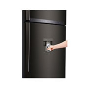 LG Refrigeradora Top Freezer 396L, con DoorCooling, HygieneFresh+ y conectividad Wi-Fi, negra, LT41AGD
