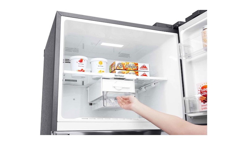 LG Refrigeradora Top Freezer 410L con Door Cooling, HygieneFresh+ y conectividad Wi-Fi, LT41SGP