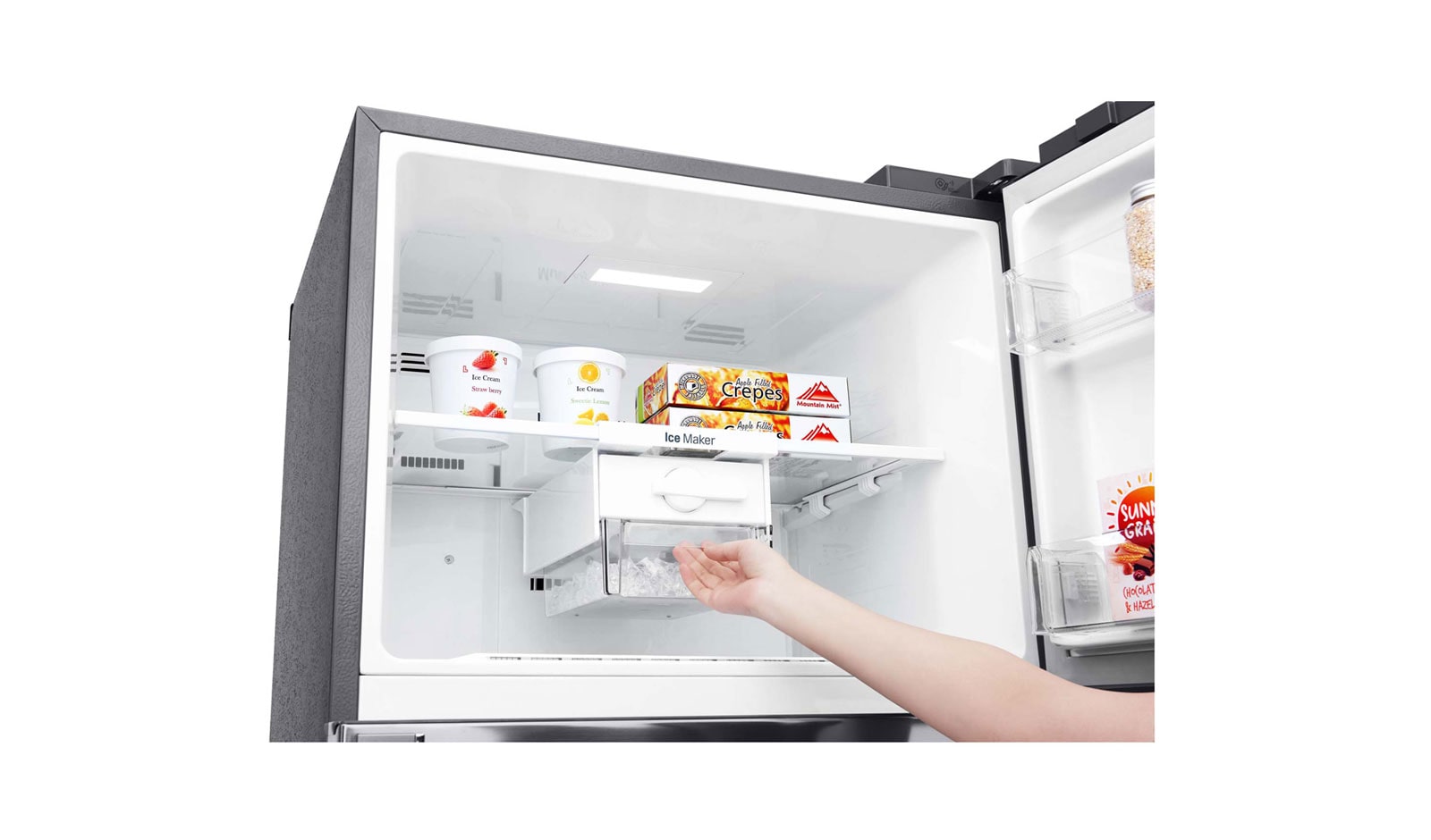 LG Refrigeradora con Inverter Linear Compressor, 410 L, LT41WGP