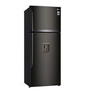 LG Refrigeradora Top Freezer 424L con DoorCooling, HygieneFresh+ y conectividad Wi-Fi, negra, LT44AGD