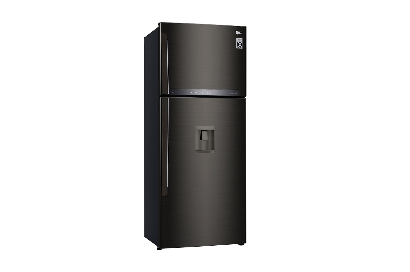 LG Refrigeradora Top Freezer 424L con DoorCooling, HygieneFresh+ y conectividad Wi-Fi, negra, LT44AGD
