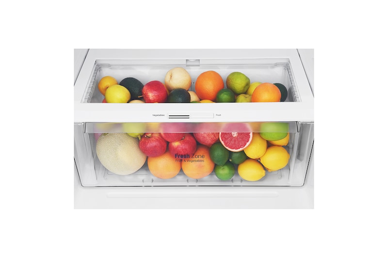 LG Refrigeradora Top Freezer 424L con DoorCooling, HygieneFresh+ y conectividad Wi-Fi, negra, LT44AGD