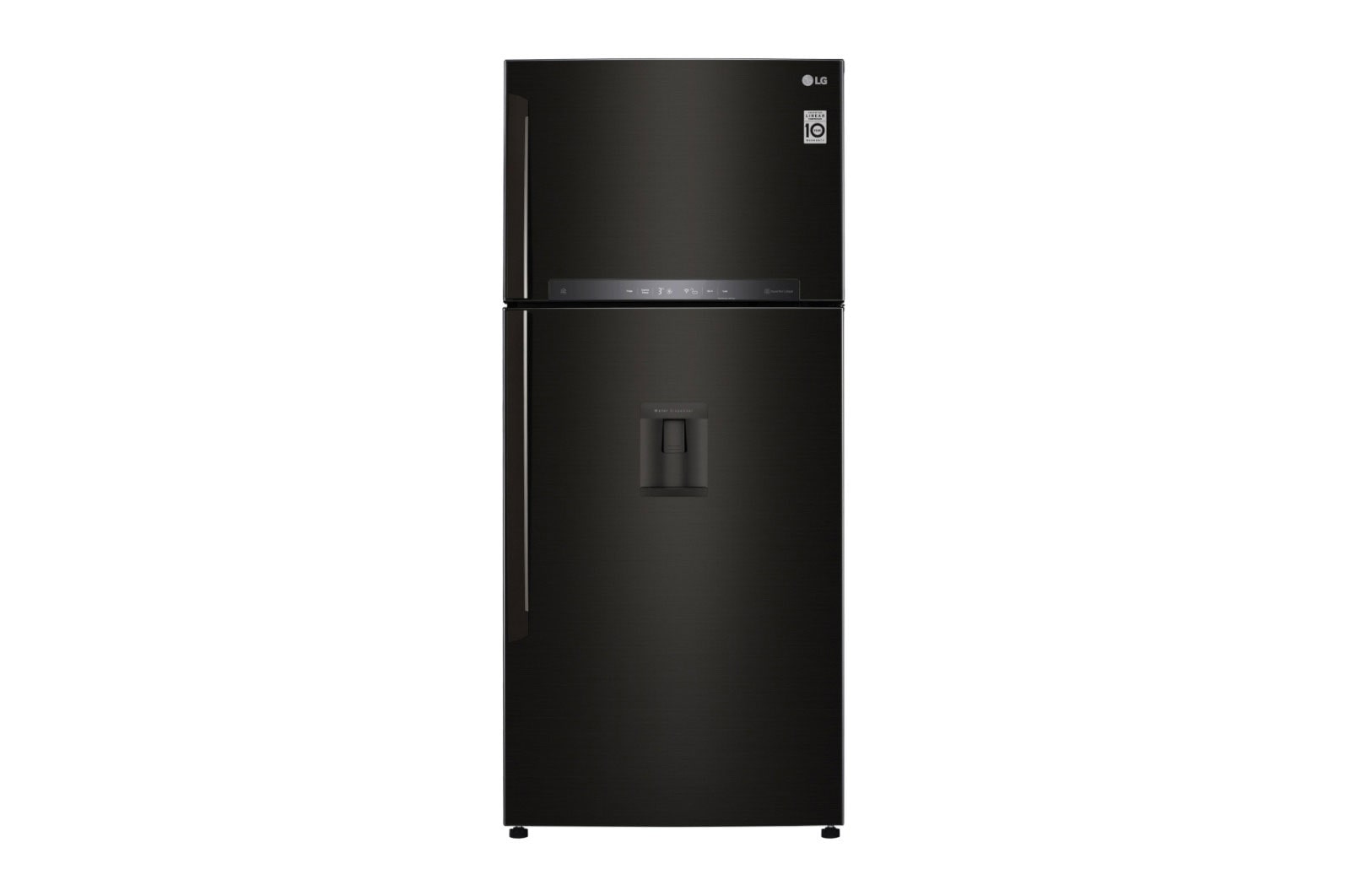 Vista frontal de Refrigeradora Top Freezer 509L, DoorCooling y ThinQ LT51SGD