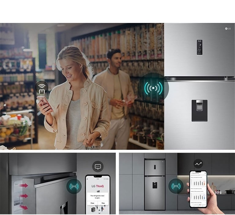 Controle su refrigerador a distancia desde cualquier lugar