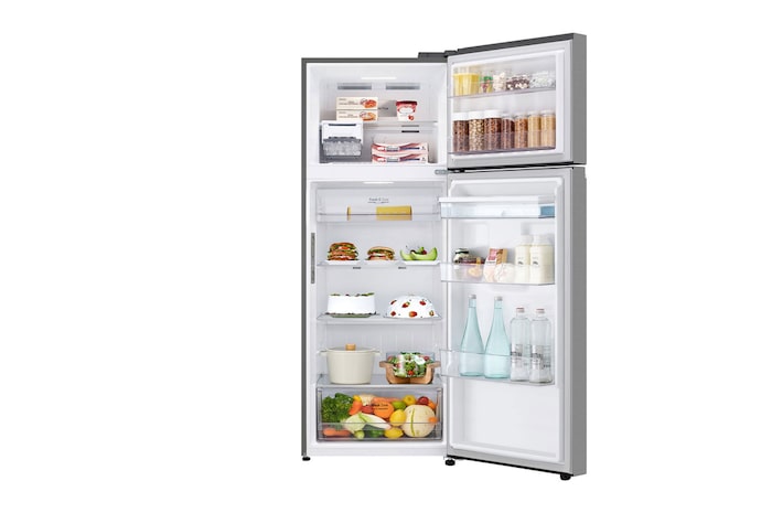 front open with food stored