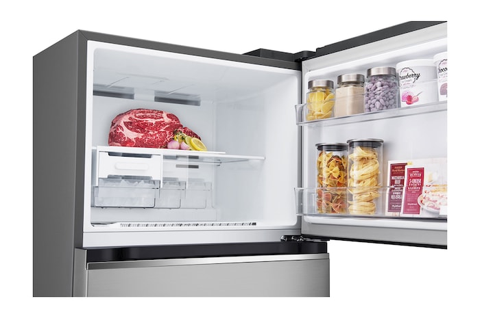 Front view with door open