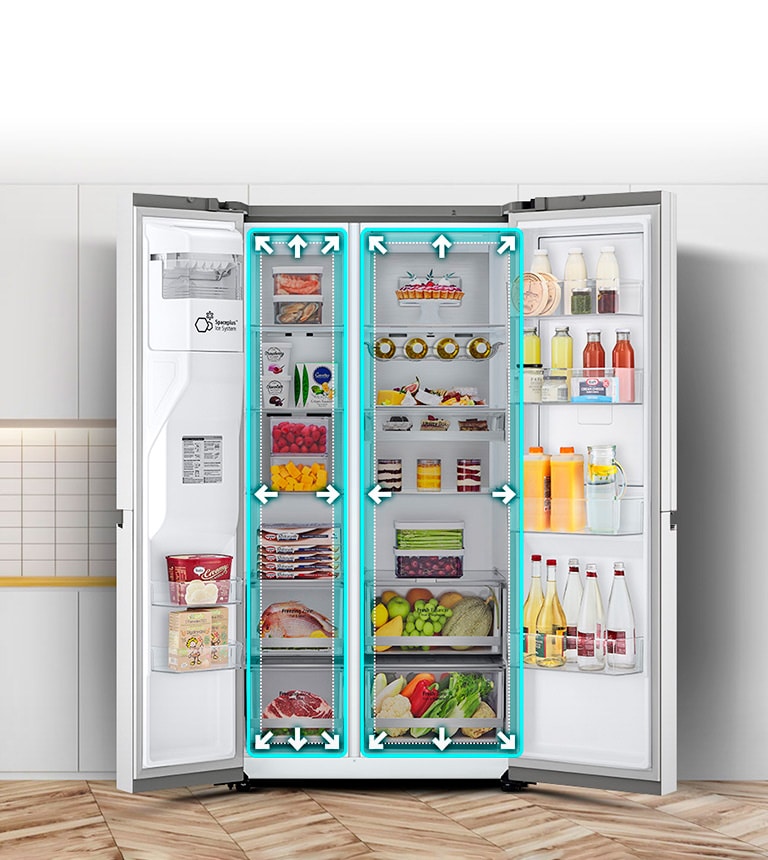 Almacena más con mayor espacio interior