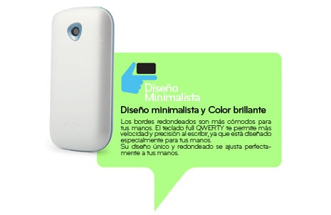LG celulares diseño minimalista