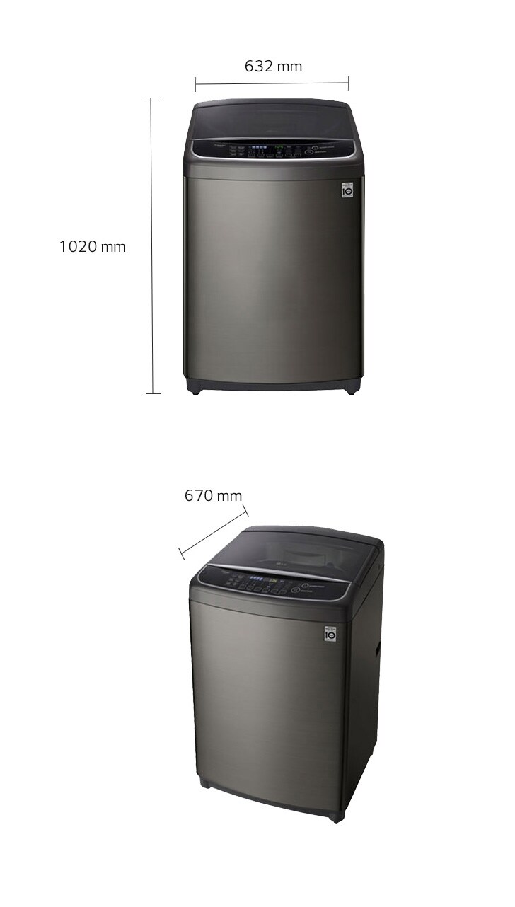 LG WT17DPBK Lavadora Smart Inverter, 17kg