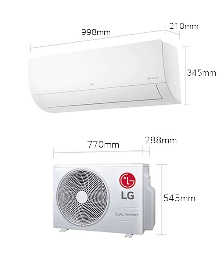 AIRE ACONDICIONADO SPLIT PARED LG