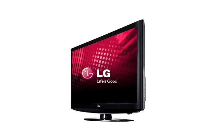 Vista frontal de Resolución HD 1366 x 768, 4 entradas de HDMI, Diseño elegante 22LK310
