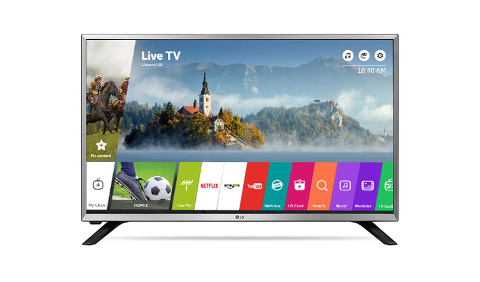 Vista frontal de LED HD 32&#34; Smart webOS 3.5 32LJ550B