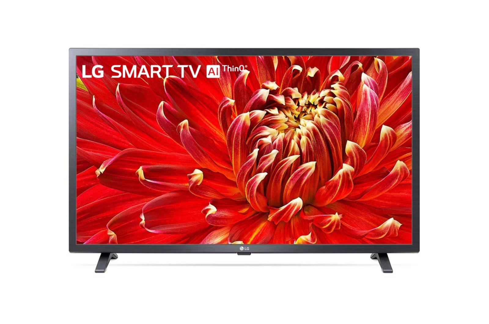 Vista frontal de LG HD LM630 32&#34; Smart TV con AI (Inteligencia Artificial),Procesador Quad Core,Virtual Surround Plus 32LM630BPSB