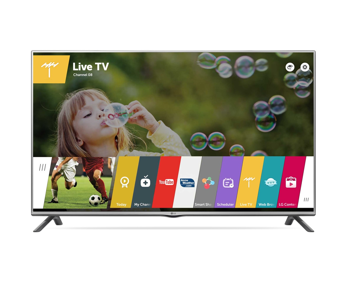 Vista frontal de LG webOS TV 42LF6450