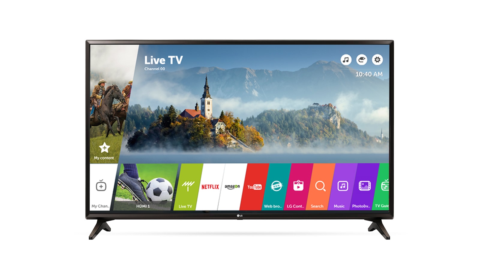 Vista frontal de LED FULL HD 43&#34; Smart webOS 3.5 43LJ5550