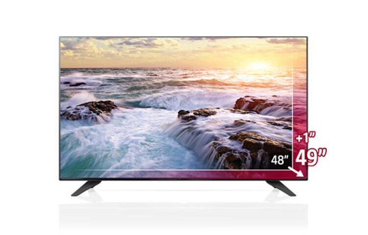 Vista frontal de LG ULTRA HD 4K TV 49'' UF6750 49UF6750