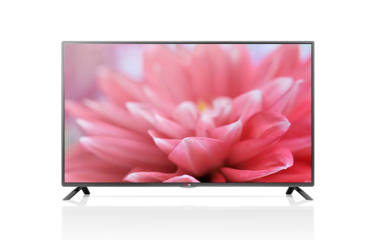 Vista frontal de LG LED TV con panel IPS 50LB5610