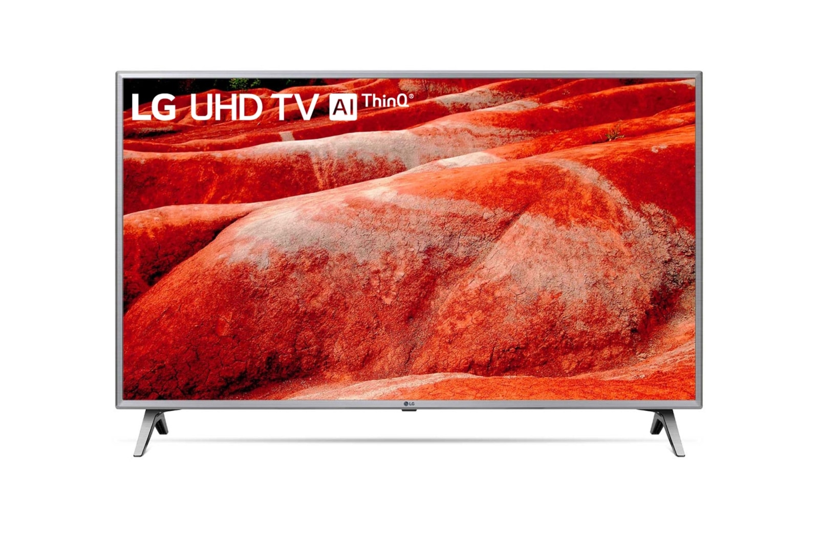 Vista frontal de LG UHD UM7500 50&#34; 4K Smart TV con AI (Inteligencia Artificial),Procesador Quad Core,DTS Virtual: X,Magic Remote 50UM7500PSB