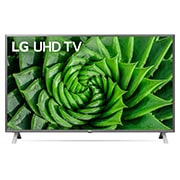 Vista frontal de LG UHD TV 50&#39;&#39; UN8000 4K con ThinQ AI (Inteligencia Artificial), 4K Procesador Quad Core, Ultra Surround, Magic Remote 50UN8000PSB