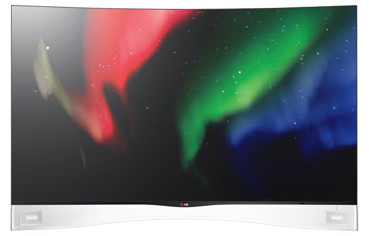 Vista frontal de LG OLED TV 55EA9800
