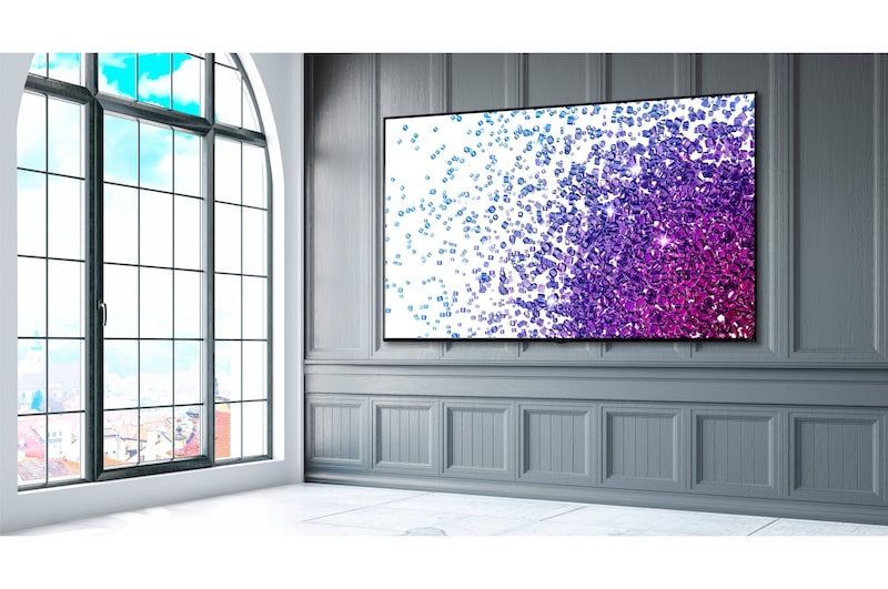 LG NanoCell 55'' NANO75 4K Smart TV con ThinQ AI (Inteligencia Artificial), 4K Procesador Inteligente α5, 55NANO75SPA