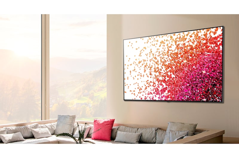 LG NanoCell 55'' NANO75 4K Smart TV con ThinQ AI (Inteligencia Artificial), 4K Procesador Inteligente α5, 55NANO75SPA