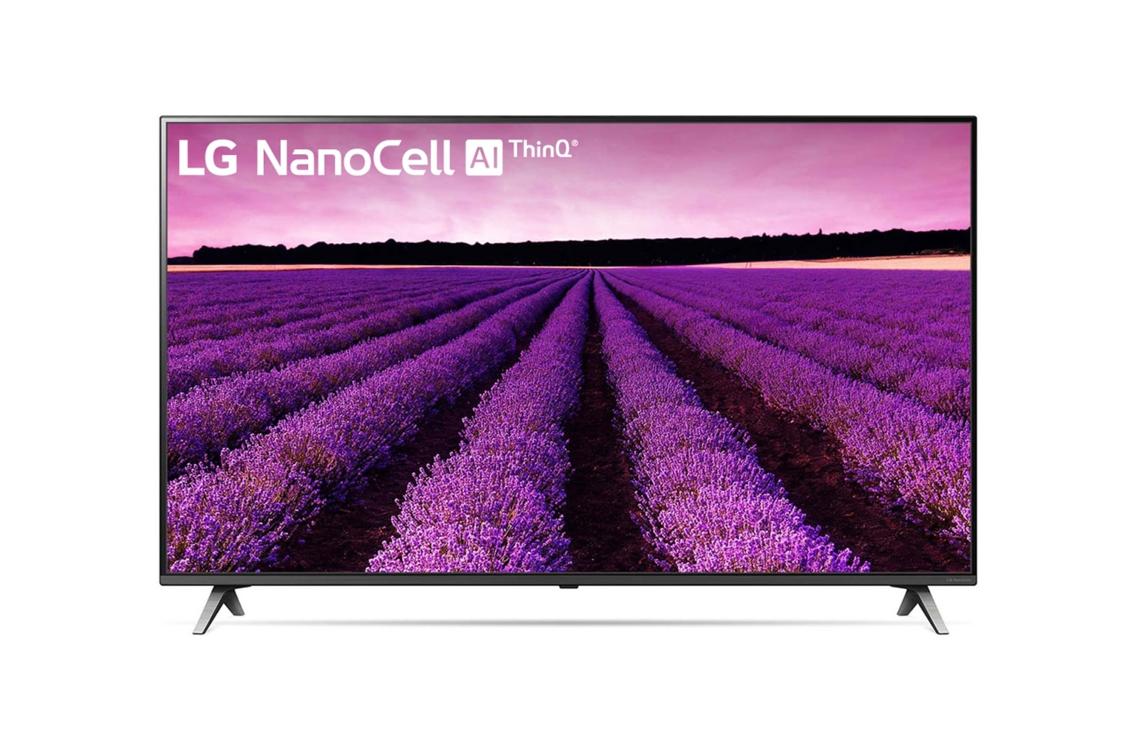 Vista frontal de LG NanoCell SM8000 55&#34; 4K Smart TV con AI (Inteligencia Artificial),Procesador Quad Core,DTS Virtual: X,Magic Remote 55SM8000PSA