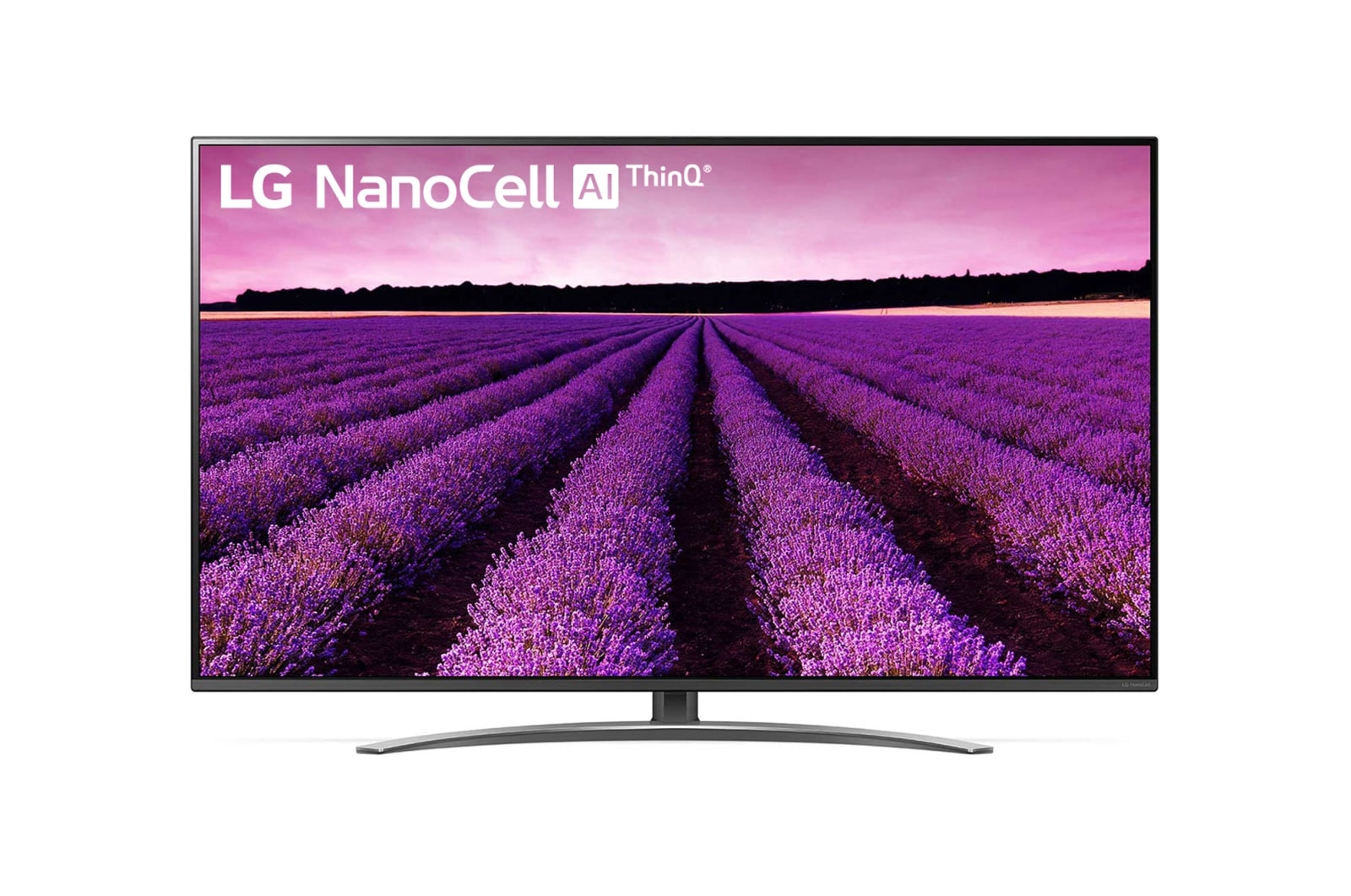 Vista frontal de LG NanoCell SM8100 55&#34; 4K Smart TV con AI (Inteligencia Artificial),Procesador Quad Core,DTS Virtual: X,Magic Remote 55SM8100PSA