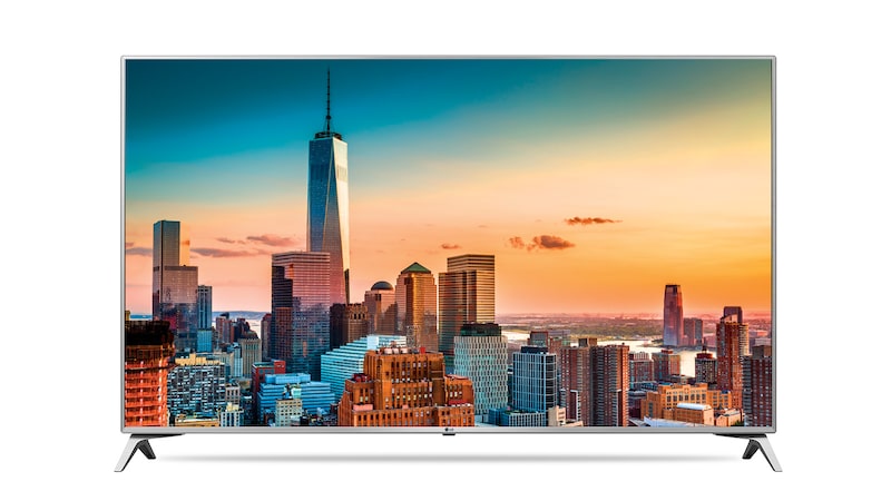 Vista frontal de UHD 4K 55" Smart webOS 3.5 55UJ6510