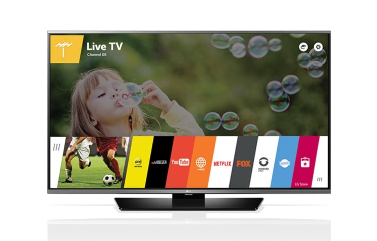 Vista frontal de LG webOS TV 60" 60LF6350