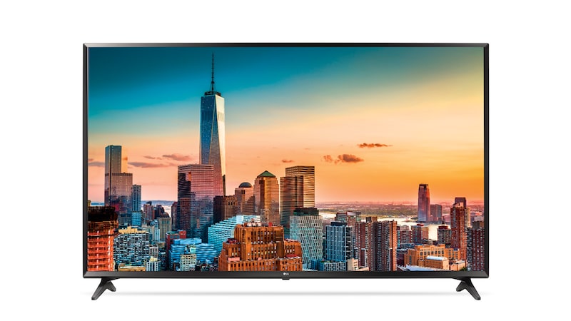 Vista frontal de UHD 4K 60" Smart webOS 3.5 60UJ6300