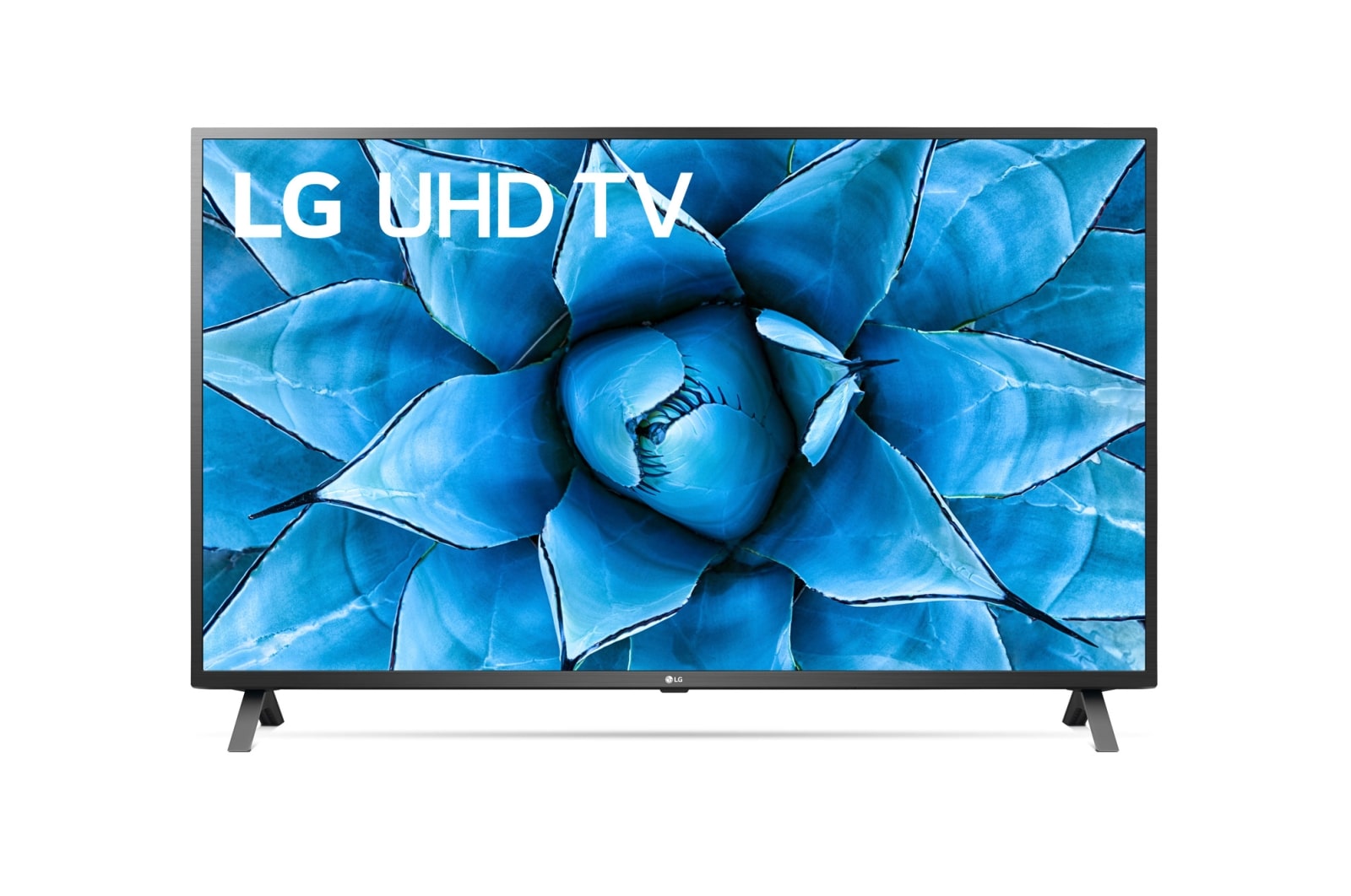 Vista frontal de LG UHD TV 60&#39;&#39; UN7300 4K con AI ThinQ (Inteligencia Artificial), 4K Procesador Quad Core, Ultra Surround, Compatible con Magic Remote 60UN7300PSA