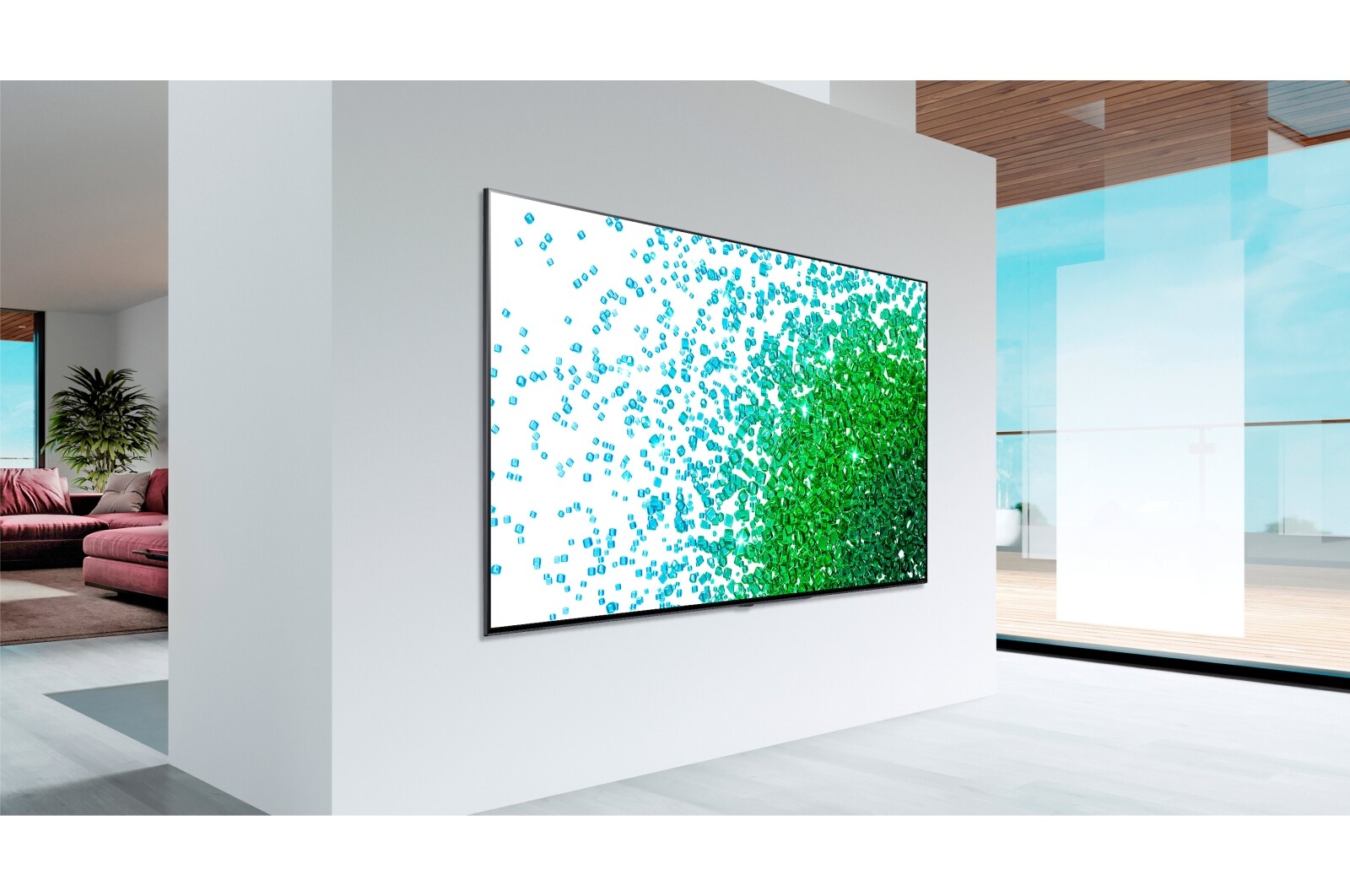 LG NanoCell 65'' NANO80 4K Smart TV con ThinQ AI (Inteligencia Artificial), 4K Procesador Inteligente α5, 65NANO80SPA