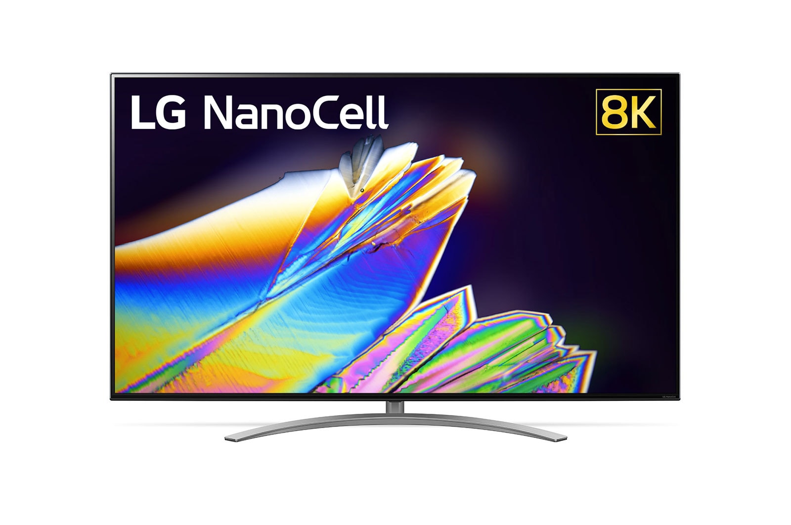 Vista frontal de LG NanoCell TV 65&#39;&#39; NANO96 8K con ThinQ AI (Inteligencia Artificial), 8K Procesador Inteligente α9 generación 3, Dolby Atmos, Magic Remote 65NANO96SNA