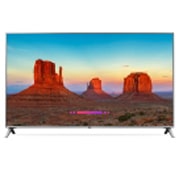 Vista frontal de UHD 75&#34; LG SMART TV AI 75UK6570PSA