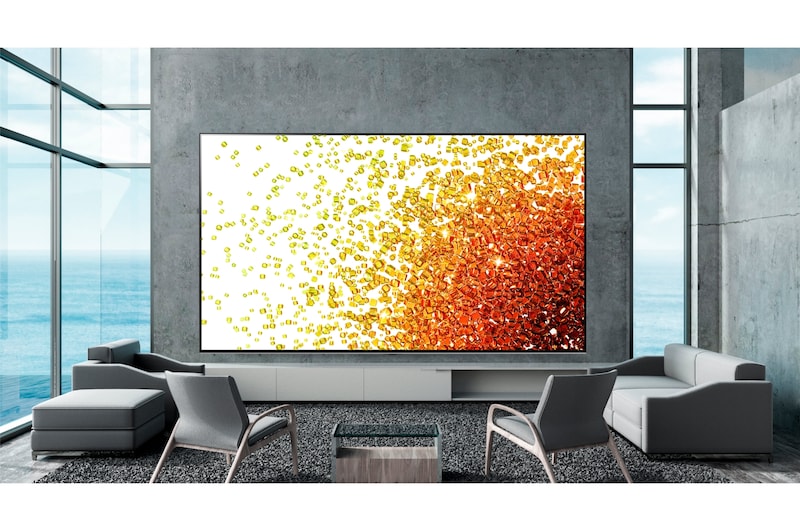 LG NanoCell 86'' NANO90 4K Smart TV con ThinQ AI (Inteligencia Artificial), 4K Procesador Inteligente α7 generación 4, 86NANO90SPA