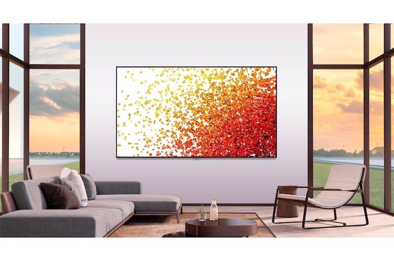 LG NanoCell 86'' NANO90 4K Smart TV con ThinQ AI (Inteligencia Artificial), 4K Procesador Inteligente α7 generación 4, 86NANO90SPA