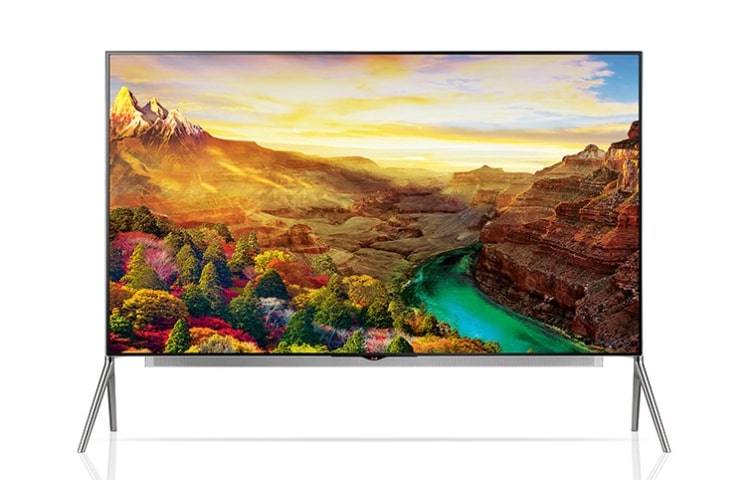 Vista frontal de LG Ultra HDTV 98” UB9800 98UB9800