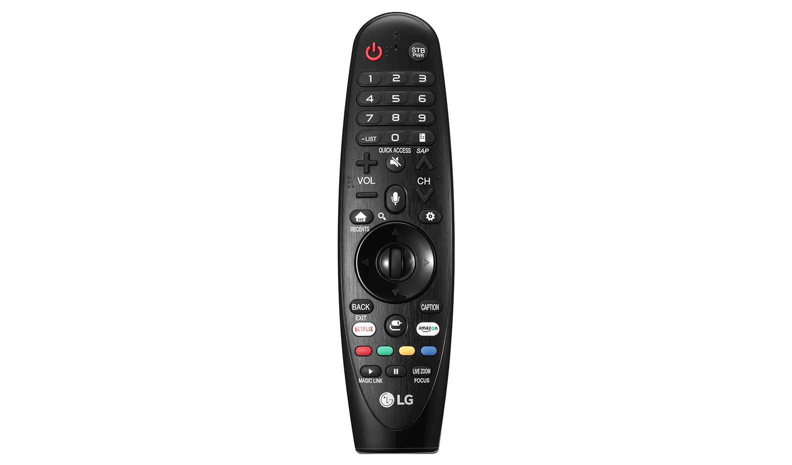 Vista frontal de Control Magic Remote 2017 AN-MR650A