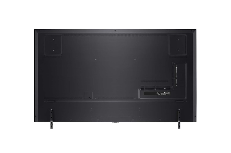 Vista posterior del LG QNED TV, QNED90