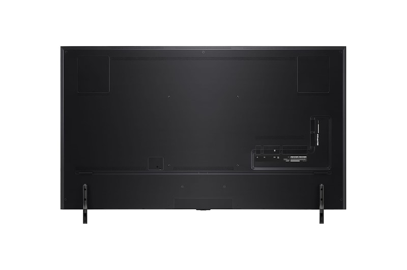 Rear view of LG QNED TV, QNED99