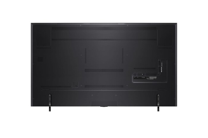 Rear view of LG QNED TV, QNED99