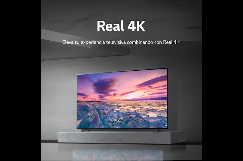 LG UHD ThinQ AI 43'' UQ75 4K Smart TV, 4K Procesador Inteligente α5 generación 5, 43UQ7500PSF