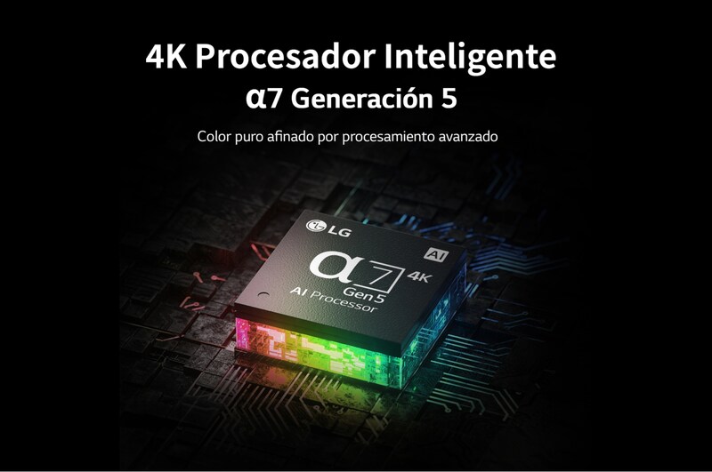 LG NanoCell 55'' NANO80 4K Smart TV con ThinQ AI (Inteligencia Artificial), 4K Procesador Inteligente α5 generación 5, 55NANO80SQA